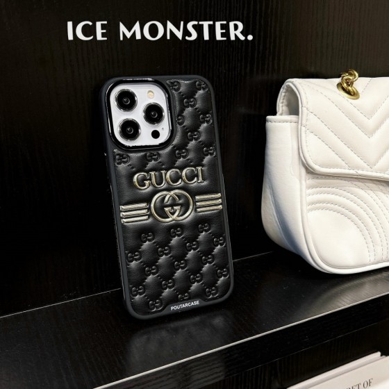 Trendy Branded Phone Cases for iPhone 16/15/14/13/12/11 Pro Max/Plus - Shockproof Phone Covers